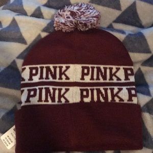 Pink Victoria secrets hat